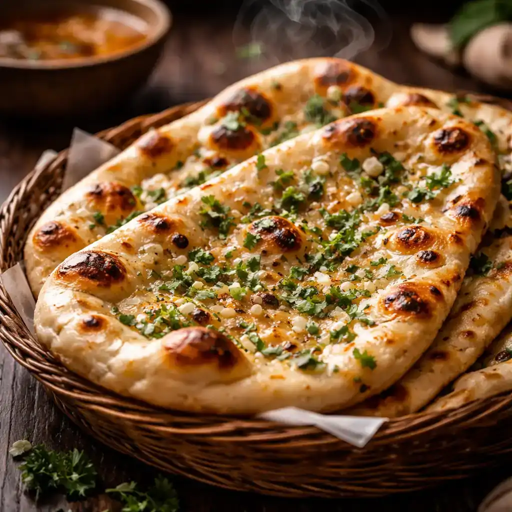 Garlic Naan at Hashtag India